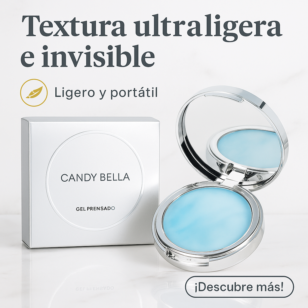 Candy Bella – ¡Adiós brillo en segundos! - Piel Mate al Instante